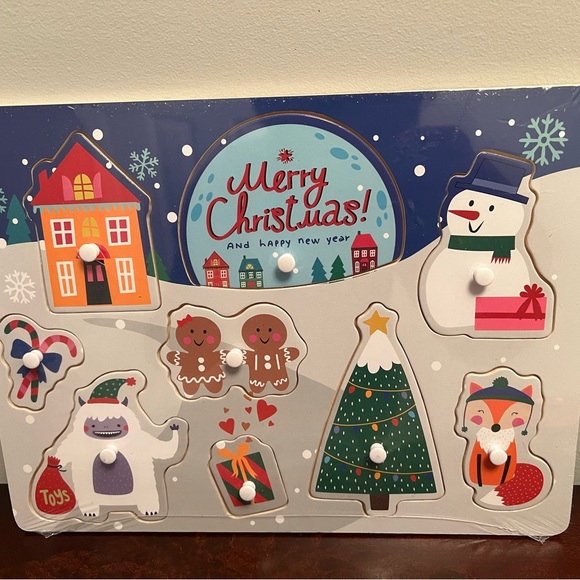 Christmas and Baking Themed Wooden Puzzles - Picture 2 of 3